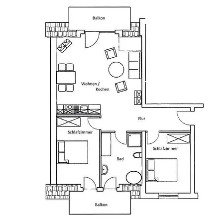 Seestern App Nr 12 Max 6 Pers
